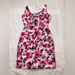 Kate Spade Rosebud Rose Colored Glasses Sheath Dress 00